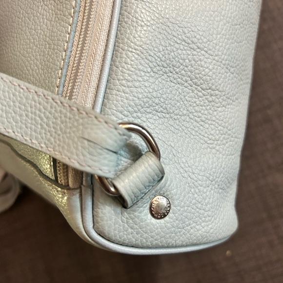 Longchamp Baby Blue Vintage 90’s Bucket Leather Backpack - Picture 14 of 14